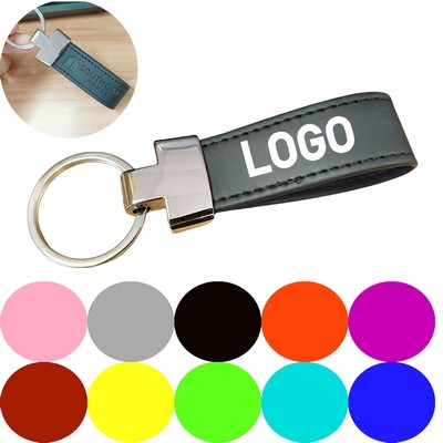Customizable Leather Keychain