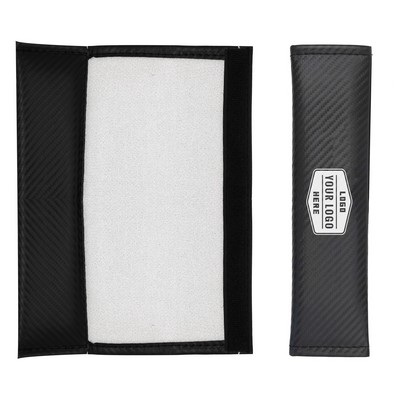 Carbon Fiber Leather Car Seat Belt Shoulder Guard Minimum 100 Pairs
