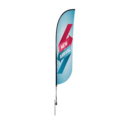 6ft Convex Feather Flag -2 Side Imprint - Fabric Only
