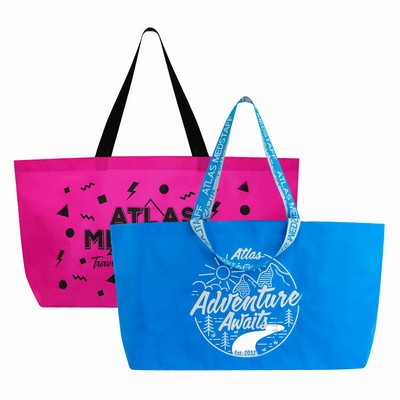 125g Laminated Woven IKEA™ Style Shopping Bag (28"x14"x6")