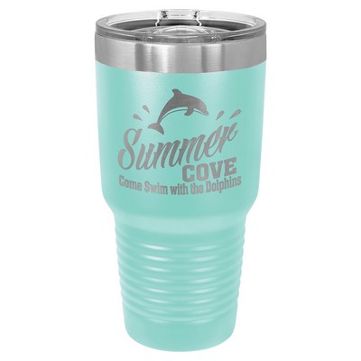 Polar Camel 30 oz. Teal Insulated Ringneck Tumbler