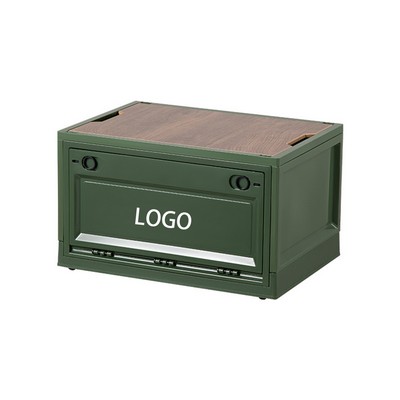 Plastic Foldable Storage Wheeled Box Organizer