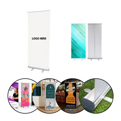 Economy Roll-Up Banner Stand with Graphic