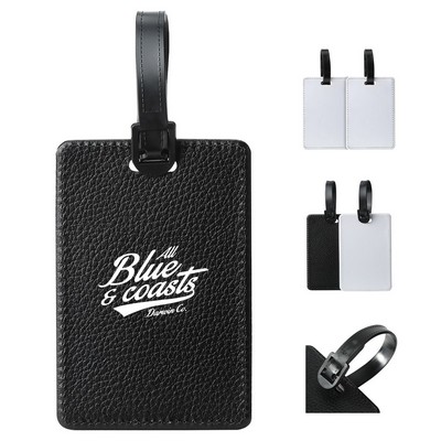 Soft PU Leather Luggage Tag