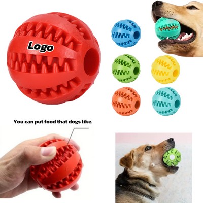 Nontoxic Bite Resistant Teething Dog Toys Balls