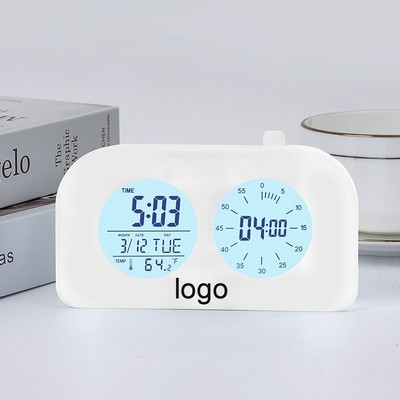 Digital Time Clock with Kitchen Timer