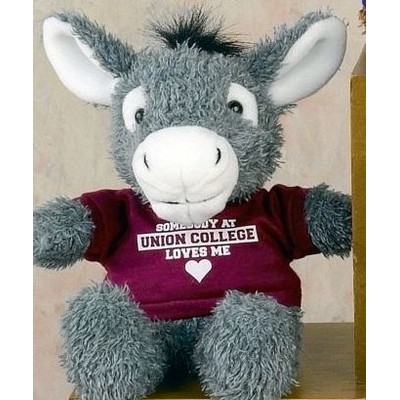 Remington Series Donkey Stuffed Animal w/Shirt (10")