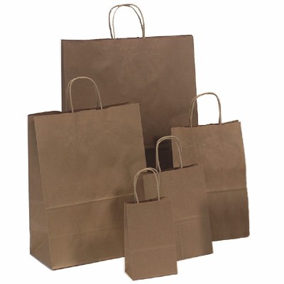 Natural Kraft Bag (8" x4¾" x10 3/8")
