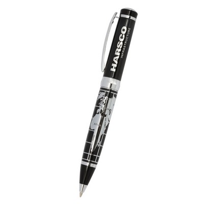 Elcano Brass Twist-Action Ballpoint Pen