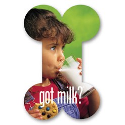 Static Cling Decal (2.125"x3.125") Bone Shape