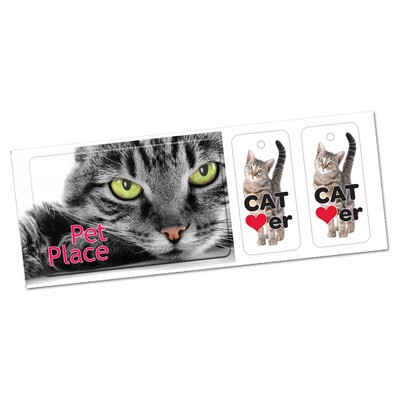 Full Color Loyalty Card with 2 Key Tags in Matrix