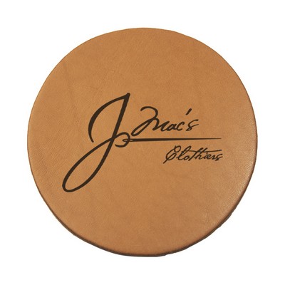 Aria - Leather Coaster Set