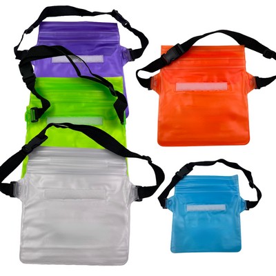Waterproof Fanny pack screen can touch dry bag