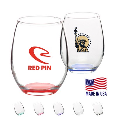 6.25 oz. USA Made Libbey Stemless Taster Glasses W/ Custom Logo