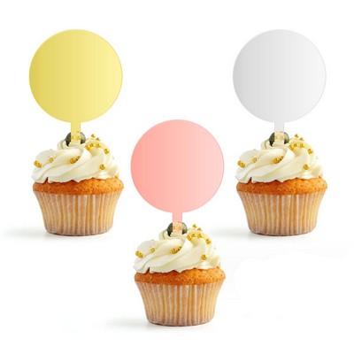 2"x2" Acrylic Cupcake Topper