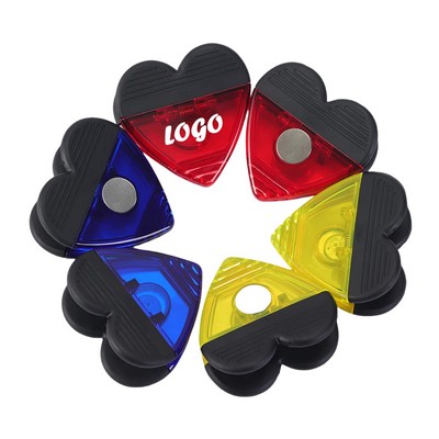Heart Shaped Magnetic Memo Clip
