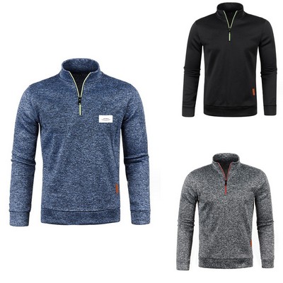 Men's Quarter Zip Fleece Jacket