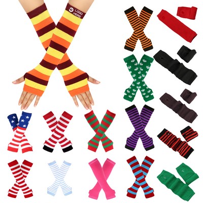 Knit Arm Warmer Gloves