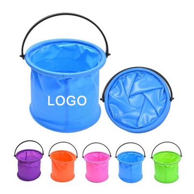 Multi-Function PVC Collapsible Camping Water Bucket/Storage Container (MOQ 100pcs)