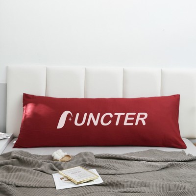20 x 54 Inch Embroidery Square Cotton Throw Pillowcase Body Size Pillow Cover - Envelope Closure