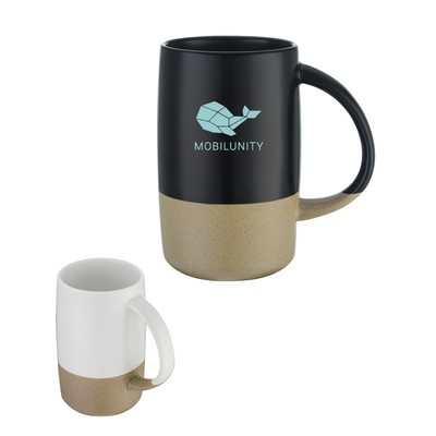 Union Printed - 17oz Two-tone ceramic vintage look mug