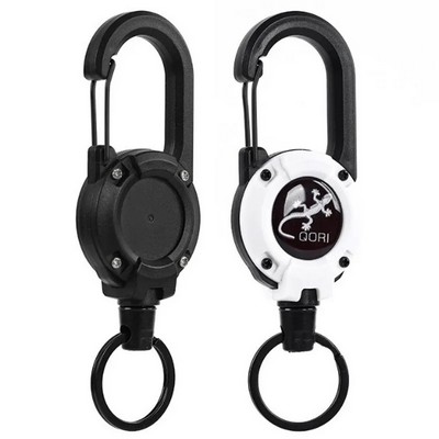 Automatic Retractable Wire Rope Anti-Theft Tactical Keychain