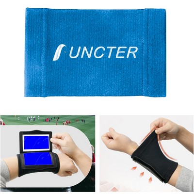 W/ Double Layers Of PVC Window Tactical Book Rugby Wristband