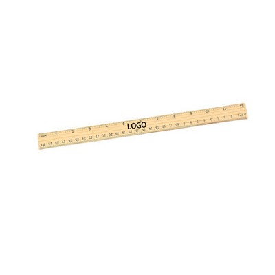 Light Natural Wood Yardstick