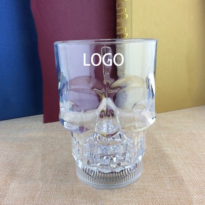 Led Light-Up Skull Mug For Party