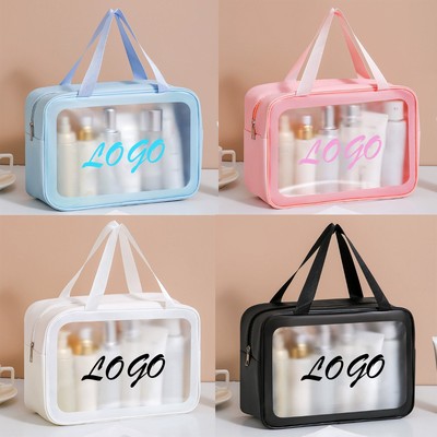 Extra Large Travel Toiletry Bag – Thickened Cosmetic Organizer with Handles
