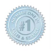 1 1/2" Round Embossed Roll Labels w/Serrated Edge