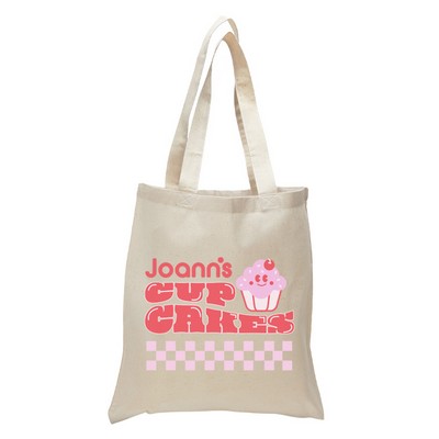 6 oz. Econo Natural Cotton Tote Bag