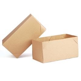 Natural Beige 2 Piece Lock Corner Design Gift Box (12" x 6" x 6")