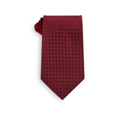Maroon Beckett Tone-on-Tone Tie