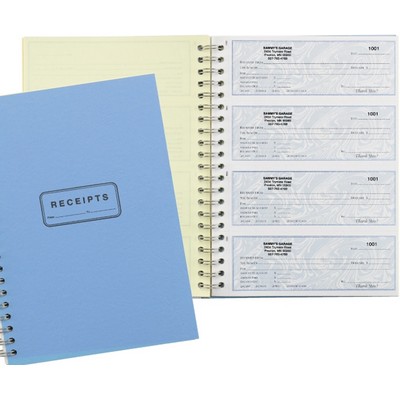 Receipt Form 2 Part Books (7?"x 11")