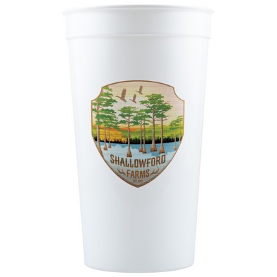 32 oz Stadium Cup - White - Digital