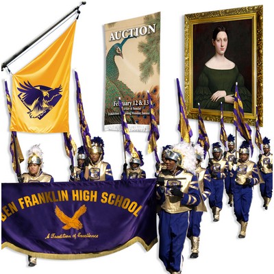 5'x9' Soft Knit Poly Digitally Printed Banner