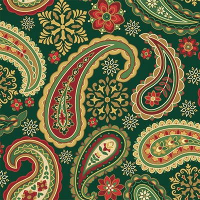 Holiday Paisley Wrapping Paper (24"x833')