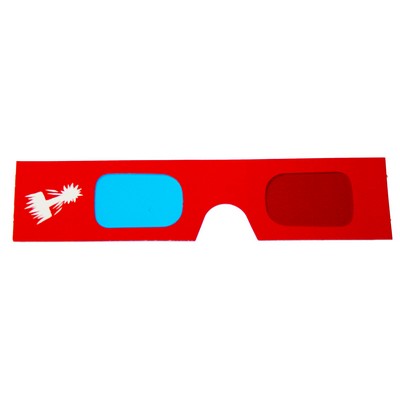 3D Glasses, Hand Held Viewers, Anaglyph - CUSTOM PRINTED