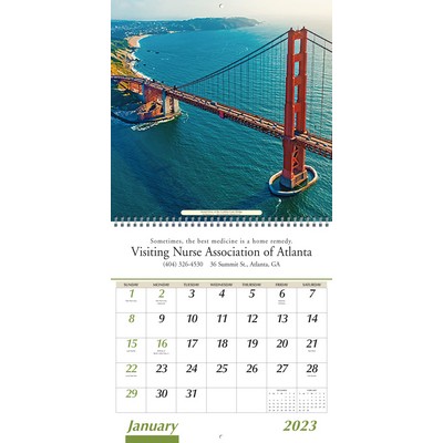Executive American Beauty Wall Calendar