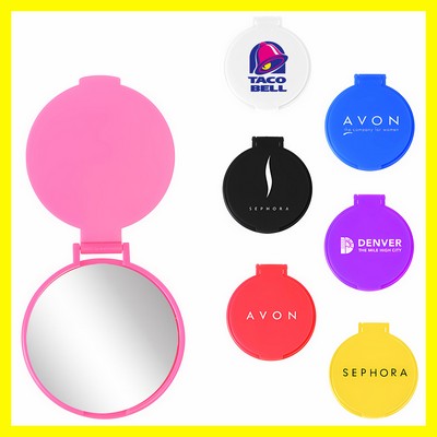 Compact Pocket Round Mirror