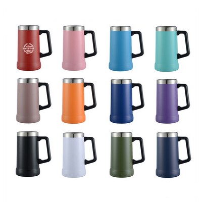 Stainless Brew Handle Mug