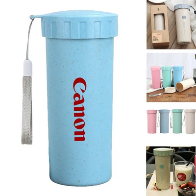 Eco-Friendly Wheat Straw Tumbler 12 Oz.