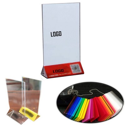 Double Sided Acrylic Table Display Stand