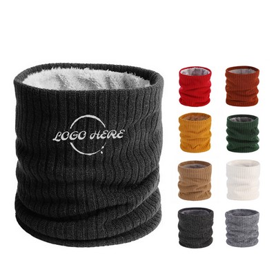 Knitted Warm Winter Scarf