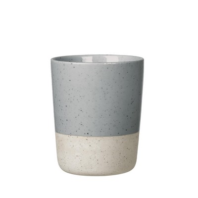 blomus Sablo Ceramic Stone Gray Stoneware Thermo Mug (Set Of 2)
