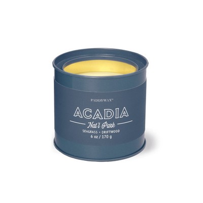 Parks 6 Oz Acadia Navy Glossy Tin - Seagrass + Driftwood