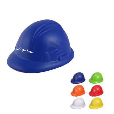 PU Hard Hat Shape Pressure Ball MOQ 50pcs