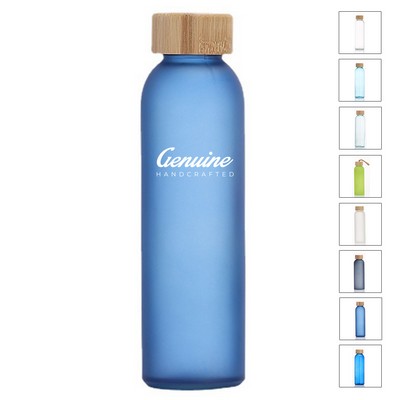17oz Water Bottle with Bamboo Lid