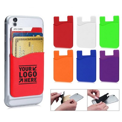 Silicone Phone Card Holder